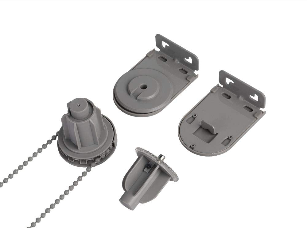 Luanxu Roller Shade Clutch Gray Color For 1 1/2 (38Mm) Tube Replacement Spare Repair Parts Metal Core Clutch Metal Bracket Bead Chain Max Load 5Kg /11 Lbs